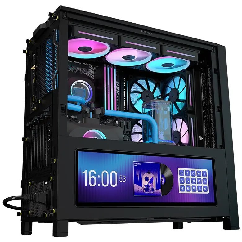 Corsair Frame 4000D LCD RS ARGB skříň, černá