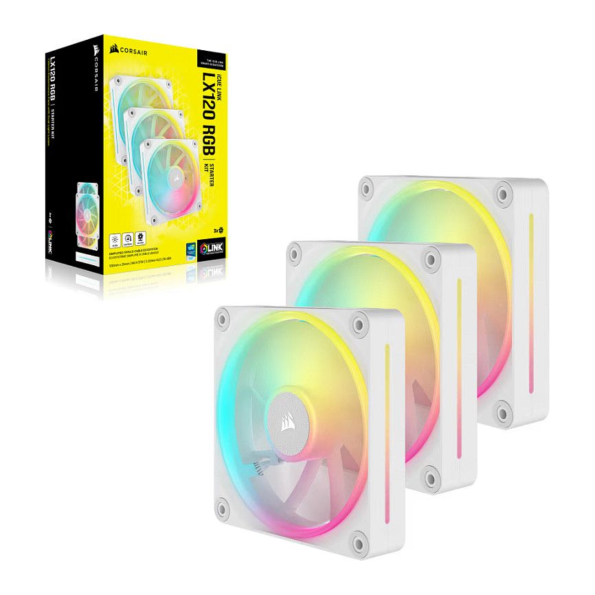 Corsair iCUE Link LX120 RGB Starter Kit 120mm