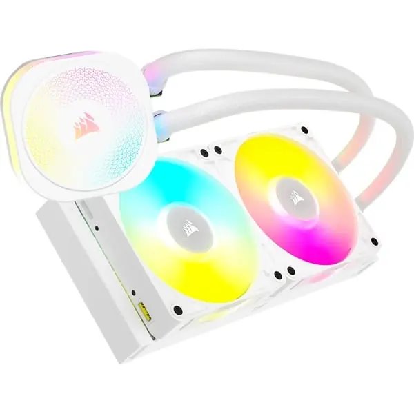 Corsair iCUE Link Titan 240 RX RGB, biely