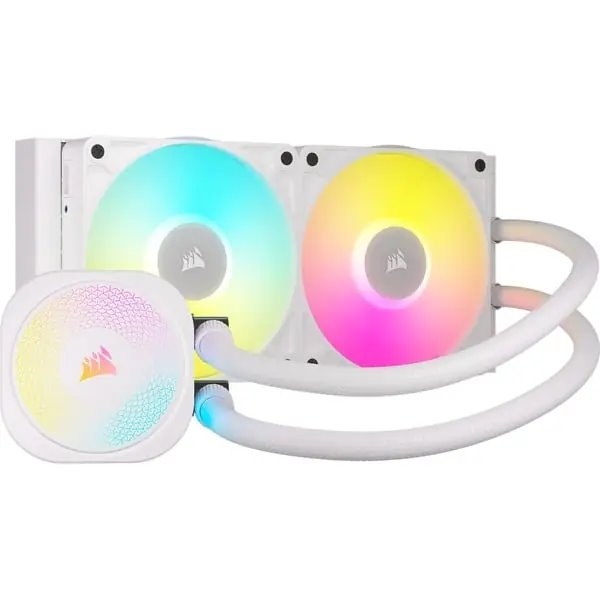 Corsair iCUE Link Titan 240 RX RGB, biely