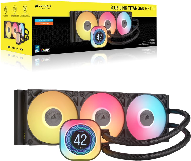 Corsair iCUE LINK TITAN 360 RX LCD 360mm