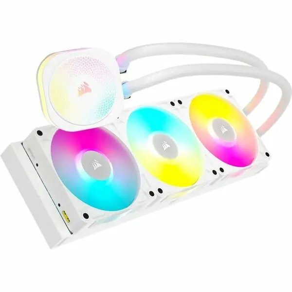 Corsair iCUE Link Titan 360 RX RGB, biely