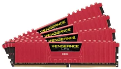 Corsair Vengeance LPX DDR4 16GB (4x4GB) 3000MHz CL15 Red