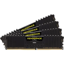 Corsair Vengeance LPX DDR4 64GB (4x16GB) 3600MHz CL18, černá