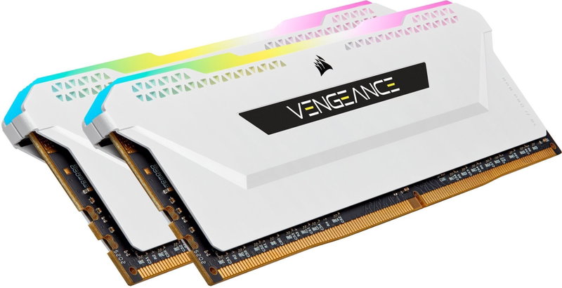 Corsair Vengeance RGB DDR4 16GB 3200MHz, bílá
