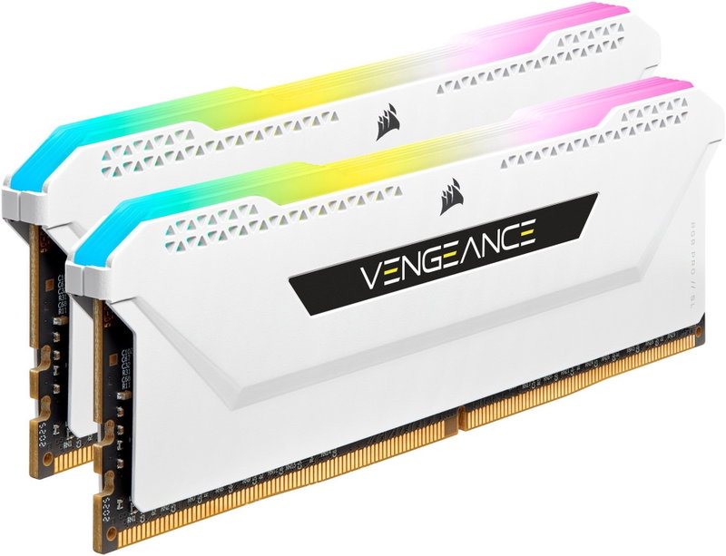 Corsair Vengeance RGB DDR4 16GB 3200MHz, bílá
