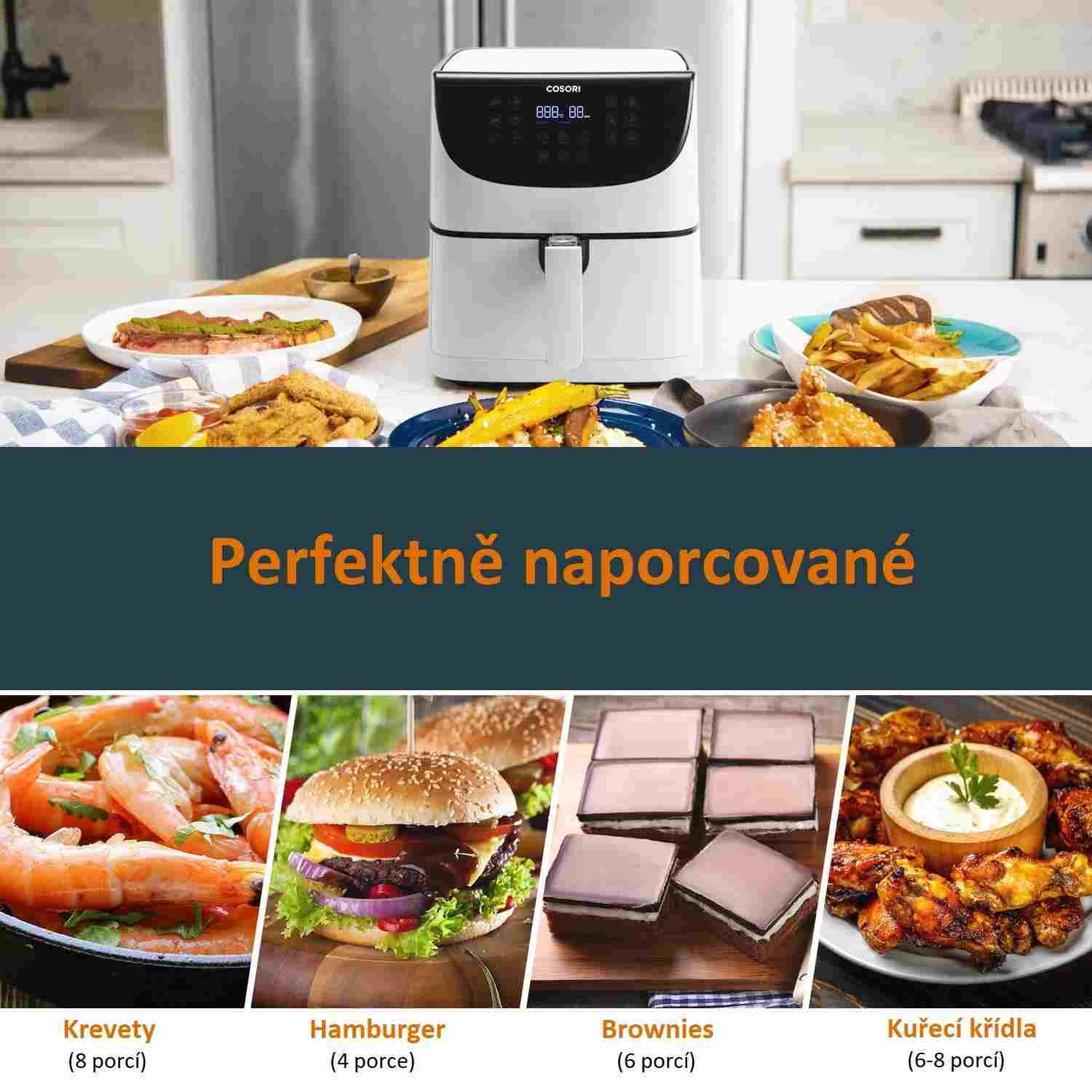 Cosori CP158-AF PREMIUM, biela