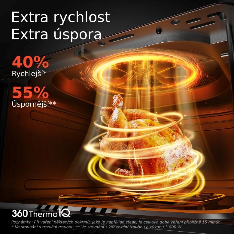 Cosori Dual Blaze 6.4L SMART + 5x špíz a gril. rošt, černá