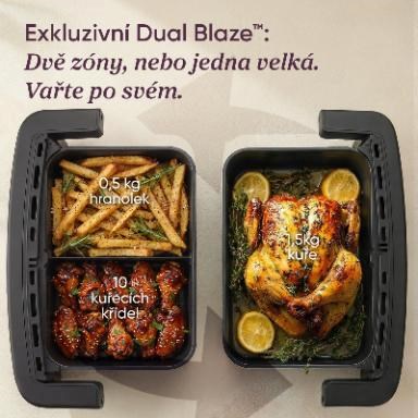 Cosori Dual Blaze Twin Fry Compact, čierna