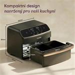 Cosori Dual Blaze Twin Fry Compact, čierna