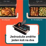 Cosori Dual Blaze TwinFry, keramika, čierna