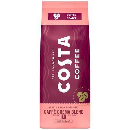 COSTA Káva "Café Crema Blend", tmavé praženie, mletá, 200g