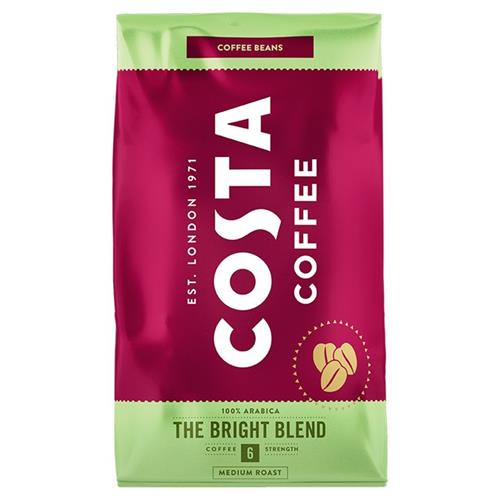 COSTA Káva "The Bright Blend", středně pražená, zrnková, 1000g
