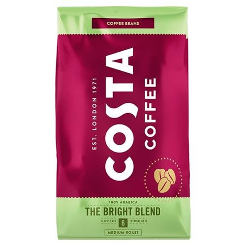 COSTA The Bright Blend, stredne pražené zrná, 1kg
