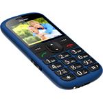 CPA Halo 21 Senior modrý telefón s nabíjacím stojanom