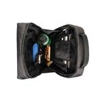 Crossio SolarBag Snappy 20l čierna so solárnym panelom