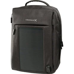 Crossio SolarBag Snappy 20l čierna so solárnym panelom