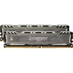 Crucial Ballistix Sport LT Grey DDR4 32GB (2x16) 3000MHz CL16 1.35V Dual Ranked