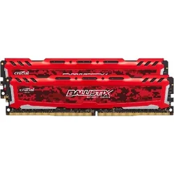 CRUCIAL Ballistix Sport LT Red DDR4 16GB (2x8) 2666MHz, Dual Ranked x8 - ROZBALENO