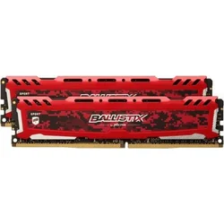 Crucial Ballistix Sport LT Red DDR4 16GB (2x8) 3200MHz CL16 1.35V Single Ranked
