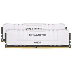 Crucial Ballistix White DDR4 16GB (2x8) 2666MHz CL16 1.2V BL2K8G26C16U4W - Paměťové moduly