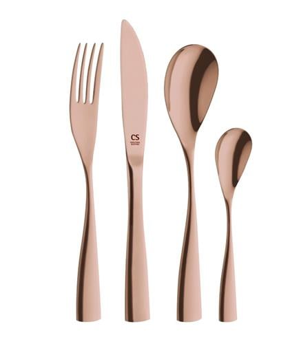 CS Solingen 24-dielna sada príborov z nehrdzavejúcej ocele BOCHOLT Rosegold