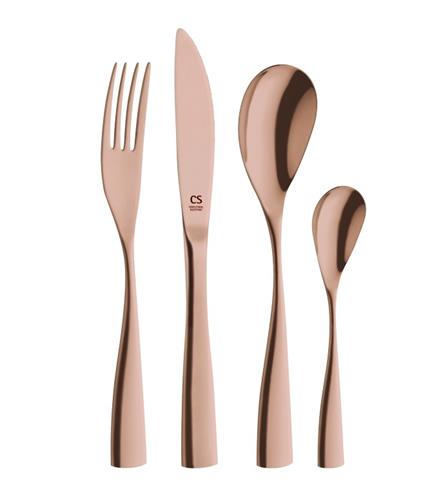 CS Solingen 24dílná sada příborů nerez BOCHOLT Rosegold