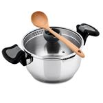 CS Solingen Hrnec s cedící poklicí nerez Aron, 24 cm
