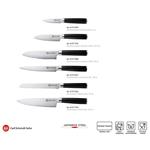 CS Solingen Santoku nôž Damascénska nerezová oceľ KONSTANZ, 12,5 cm