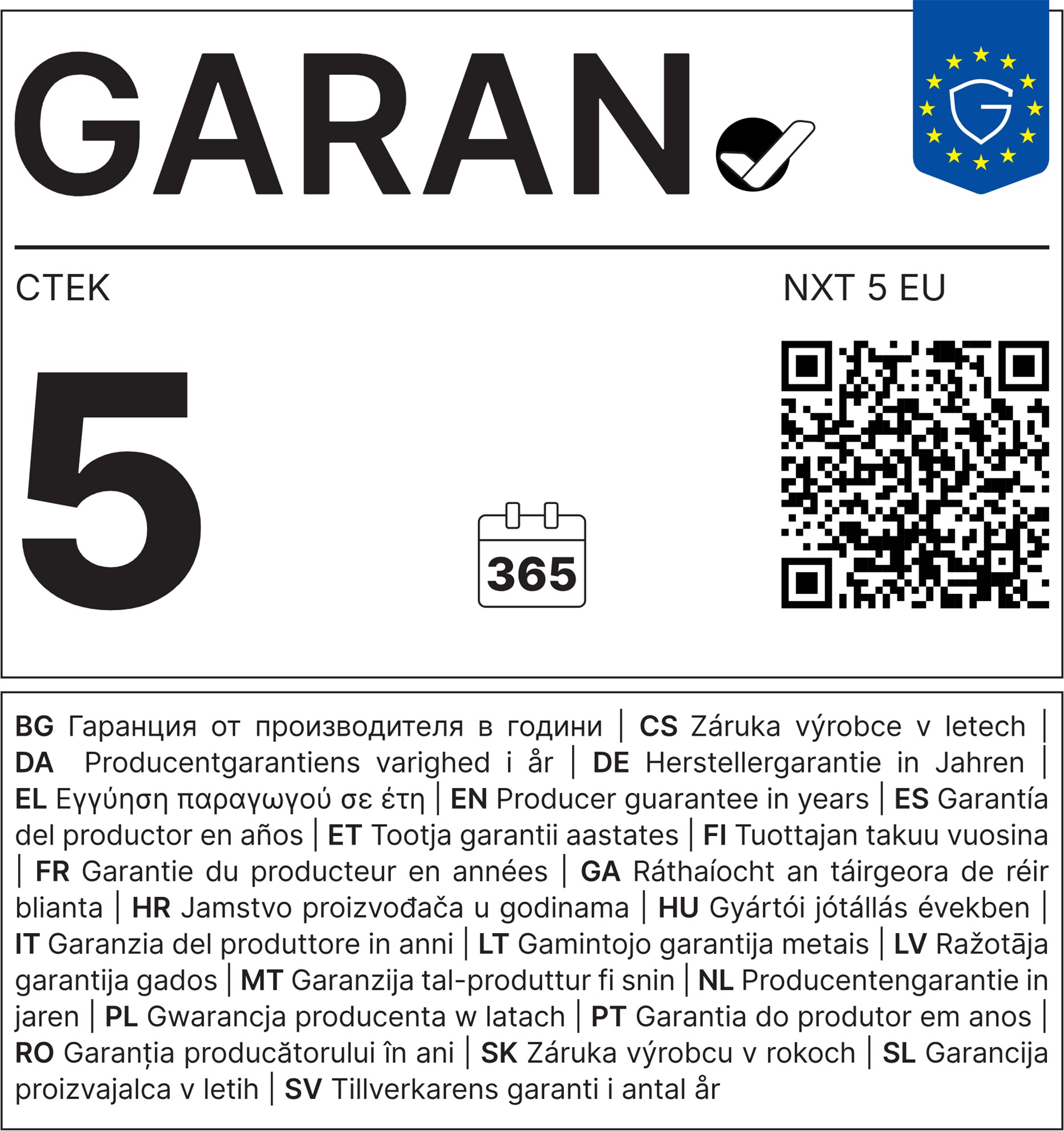 CTEK Nabíjačka autobatérií NXT 5 EU 12 V, 5 A pre olovené a lítiové batérie