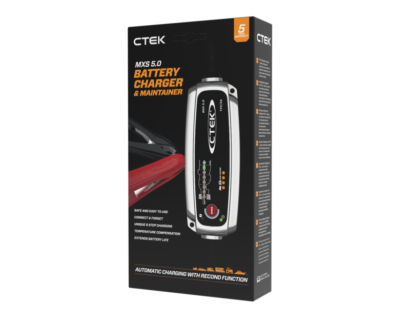CTEK Nabíječka autobaterií MXS 5.0 new 12 V, 1,2 - 110 Ah