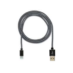 CUBE1 nylon datový kabel USB > Lightning, 2m,Black ACDPCU1122060 - Mobilní telefony - příslušenství