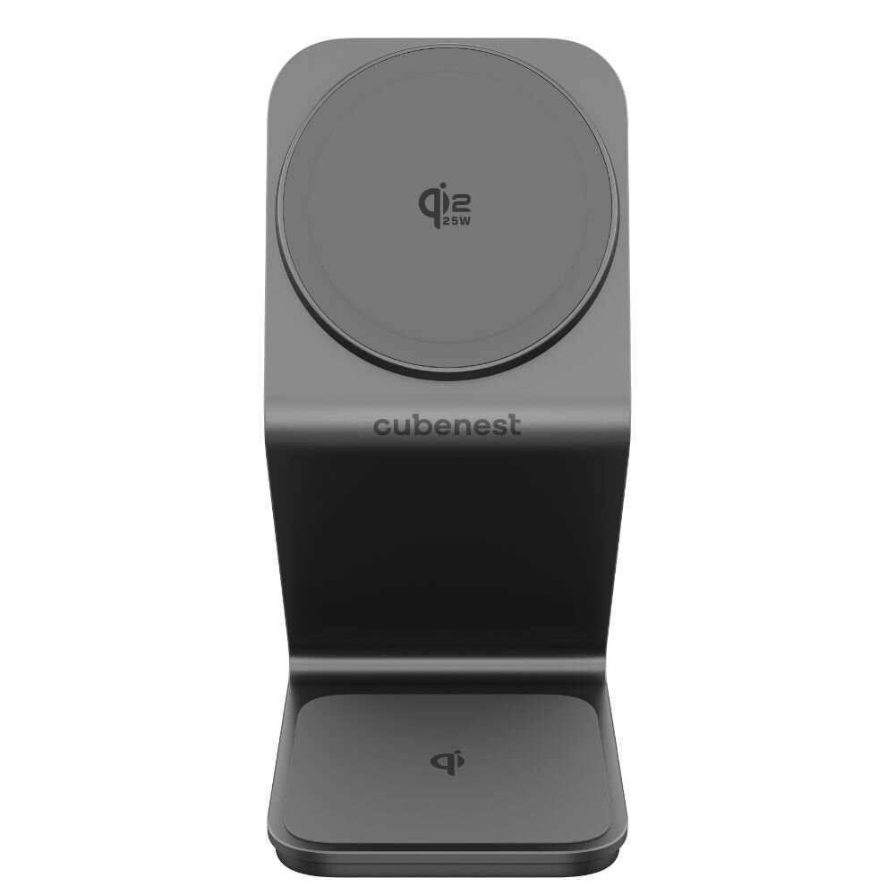 Cubenest 3v1 Qi 2.2 Bezdrôtová magnetická nabíjačka SQS314 pre hodinky Samsung