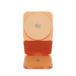 Cubenest 3v1 Qi2.2 Skladacia bezdrôtová magnetická nabíjačka SQ312 Ultra Orange