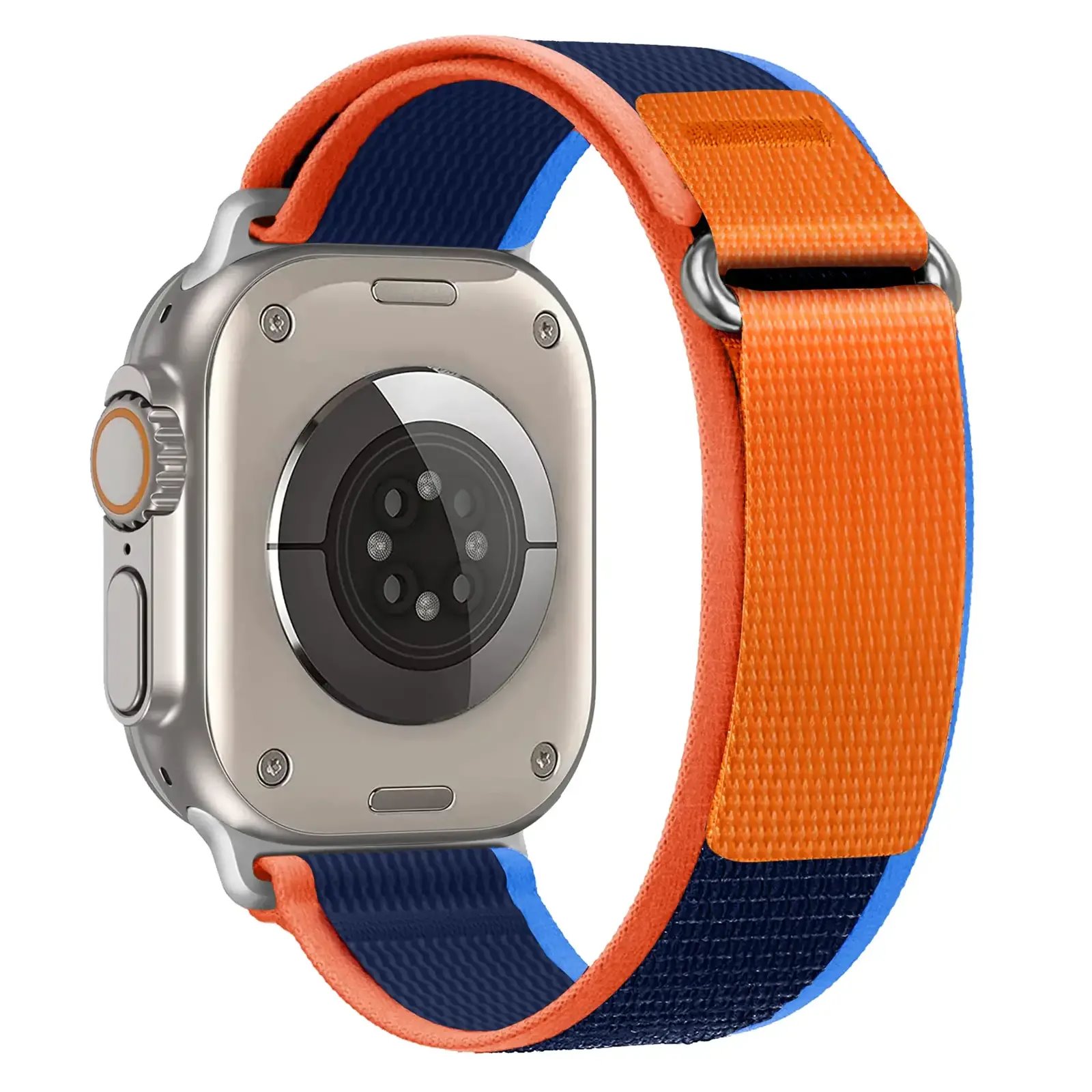 Cubenest Apple Watch Remienok Trail Loop MODRÝ s oranžovou/modrou (42-49 mm)