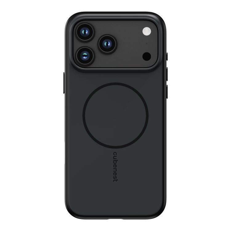 Cubenest Kryt na iPhone 17 Pro Max s podporou MagSafe matný černý