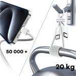 Cubenest Opletený kábel USB-C 1-pack White