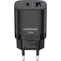Cubenest PD GaN Adaptér 33W S2D0 Black