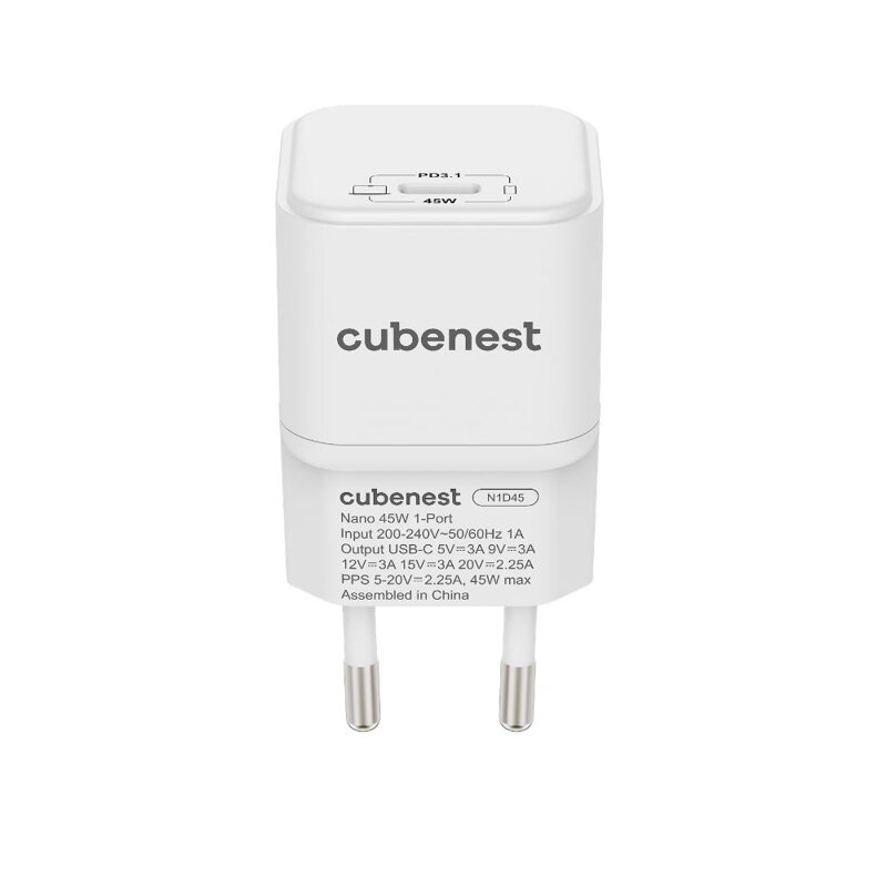 Cubenest PD Nano adaptér 45 W N1D45 biely