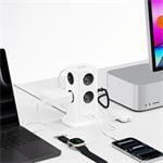 Cubenest PowerCube Extended USB PD 65W USB-C cable, 8xAC, A+C, 3m Grey