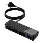 Cubenest PowerStrip SlimLine 2xUSB-A + 2x USB-C 70W Black