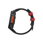 Cubenest Premium Silicone Garmin QuickFit Band BLACK/RED 26mm