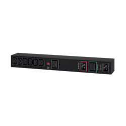 CyberPower Manual Bypass Switch PDU, 16A, (6)C13, (1)C19, (1) IEC-C20, (1) IEC-C19, (2) IEC-C20