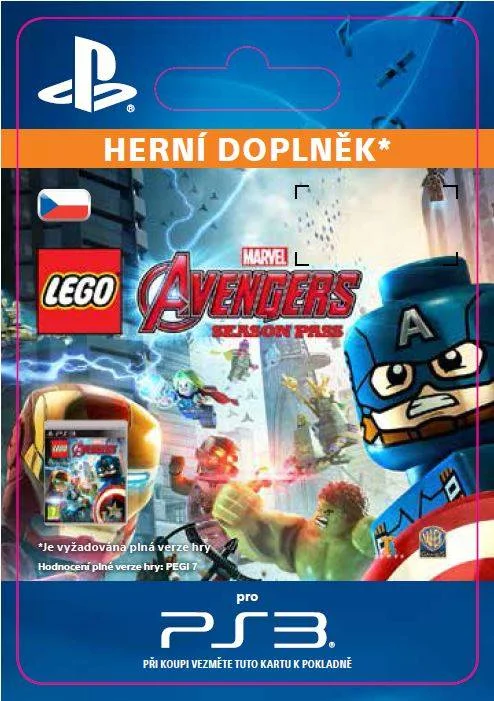 CZ PS3 - LEGO® Marvel's Avengers Season Pass elektronická licence