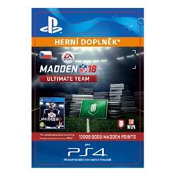 CZ PS4 - 12000 Madden NFL 18 Ultimate Team Points elektronická licence