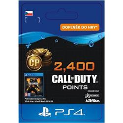 CZ PS4 - 2,400 Call of Duty®: Black Ops4Points elektronická licence