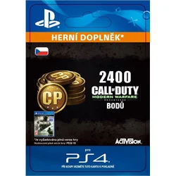 CZ PS4 - 2,400 Call of Duty: Modern Warfare Remastered elektronická licence