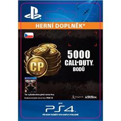 CZ PS4 - 4,000 (+1,000 Bonus) Call of Duty Poi elektronická licence
