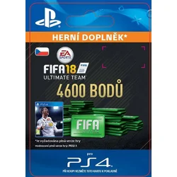 CZ PS4 - 4600 FIFA 18 Points Pack elektronická licence