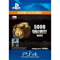 CZ PS4 - 5,000 Call of Duty®: Infinite Warfare Points elektronická licence